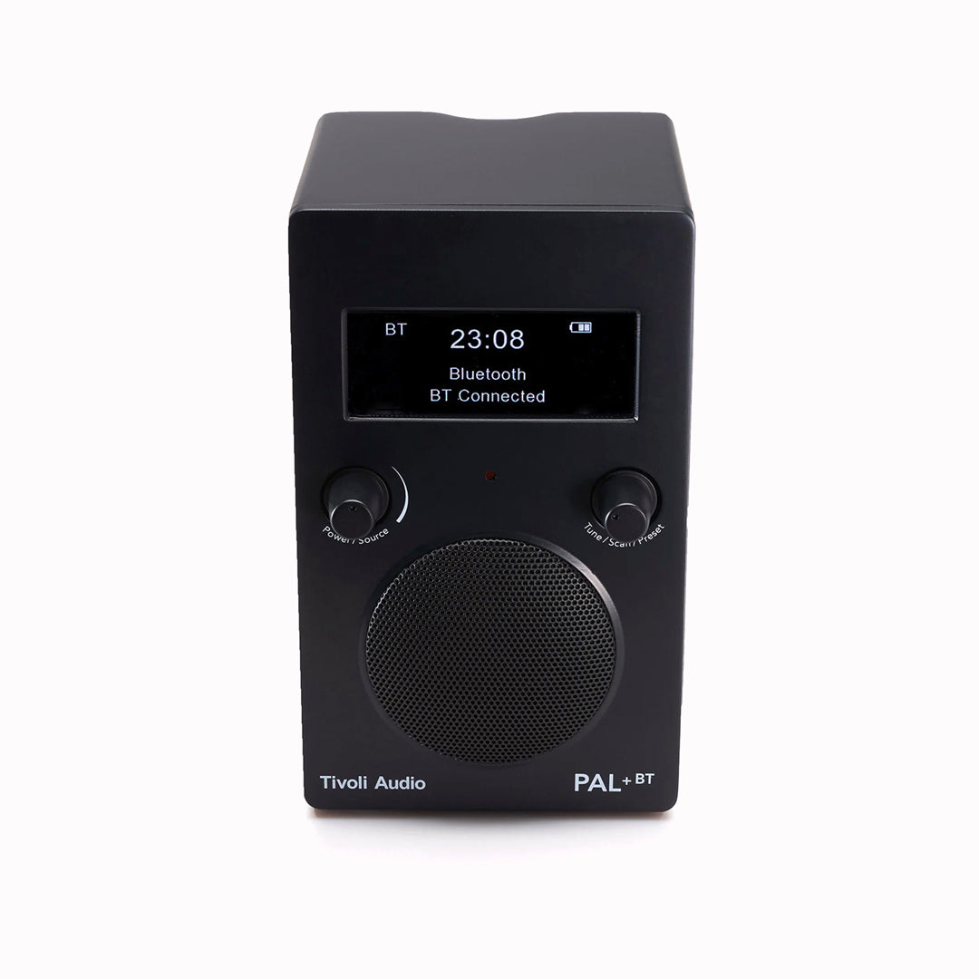 ortable digital radio in a new matte black colourway from Tivoli Audio combining classic design with modern functionality.