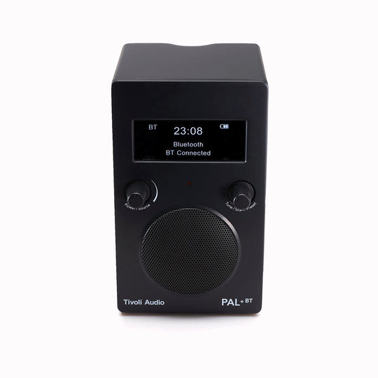 ortable digital radio in a new matte black colourway from Tivoli Audio combining classic design with modern functionality.