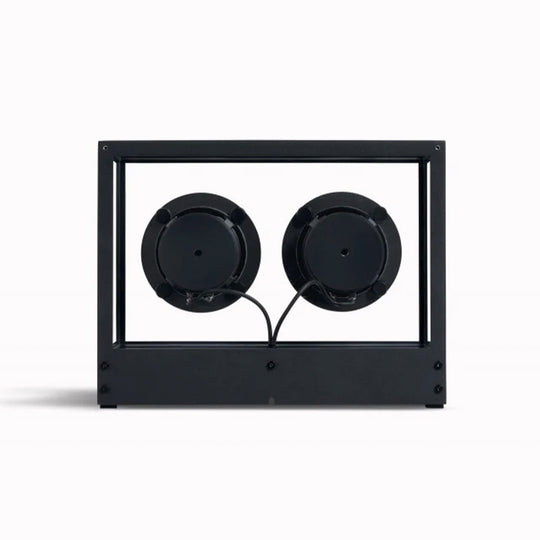 The Transparent Small Transparent Speaker in black is a compact Bluetooth speaker built with the same thinking as good furniture — minimal, functional and made to last.