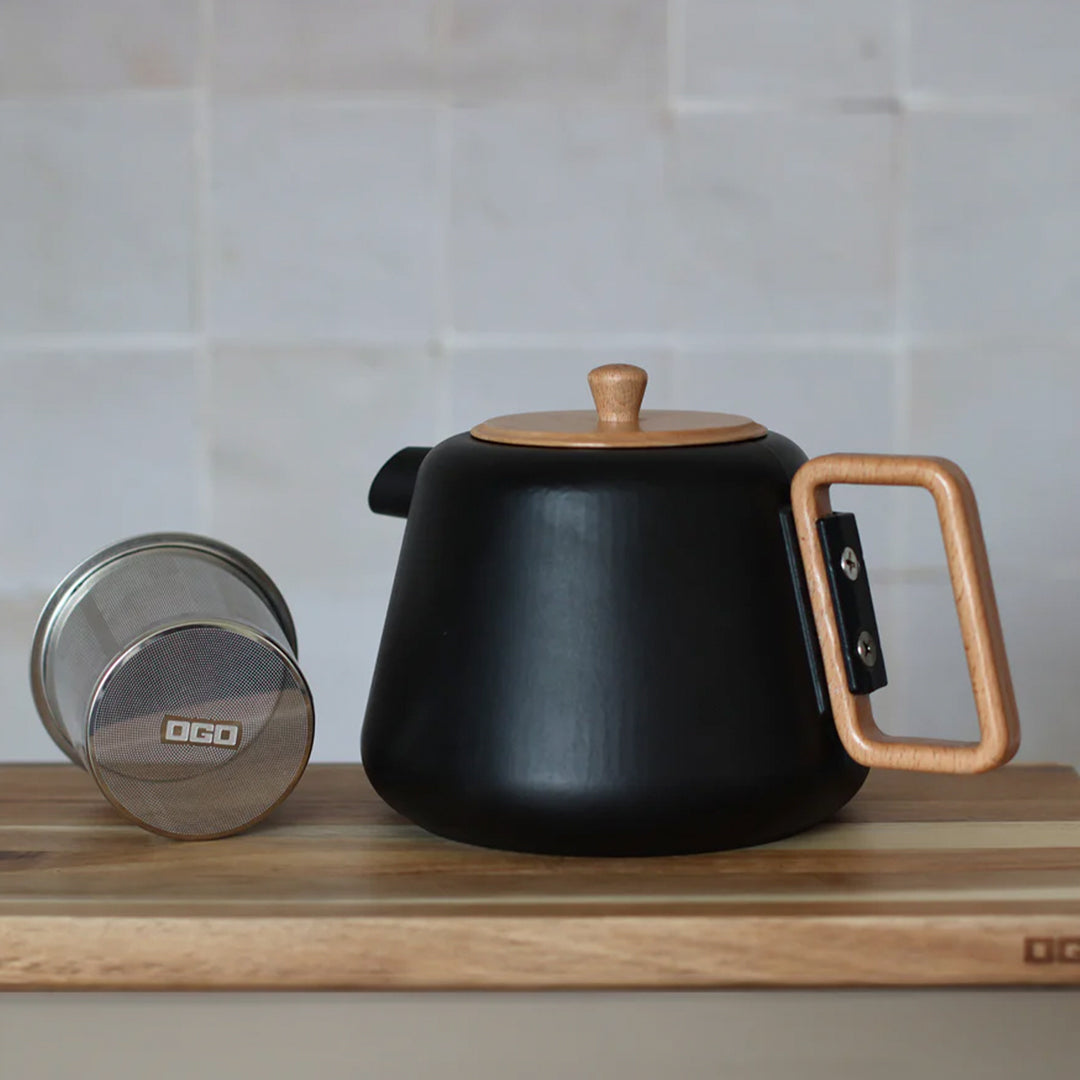 Viggo | Cast Iron Teapot | Black | 1000ml