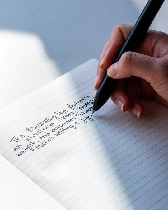 Half Moon Rollerball Pen | Black Aluminium