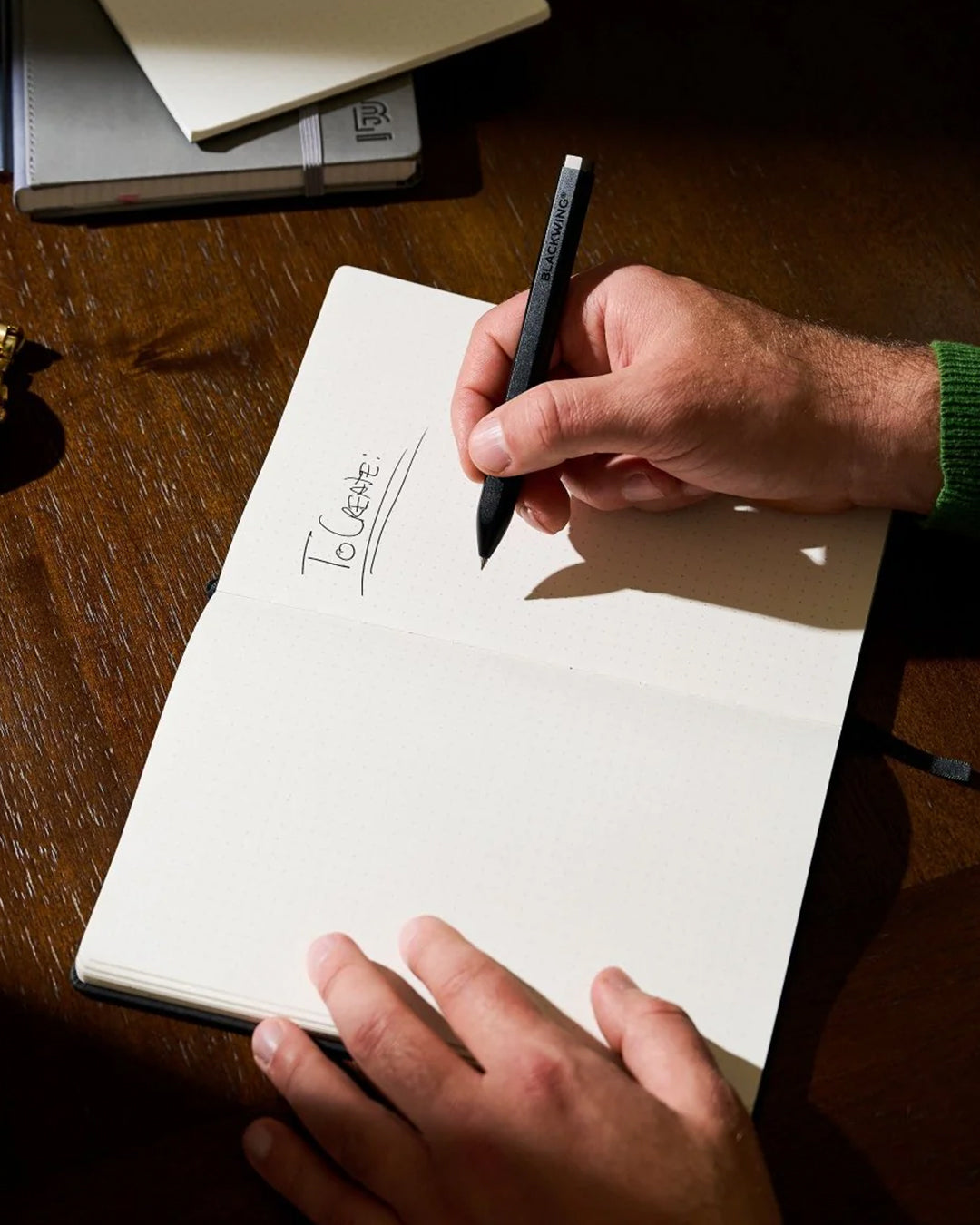 Half Moon Rollerball Pen | Black Aluminium