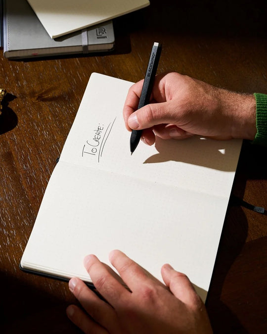 Half Moon Rollerball Pen | Black Aluminium