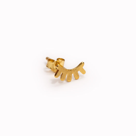 Blink | Single Stud Earring | Gold Plated