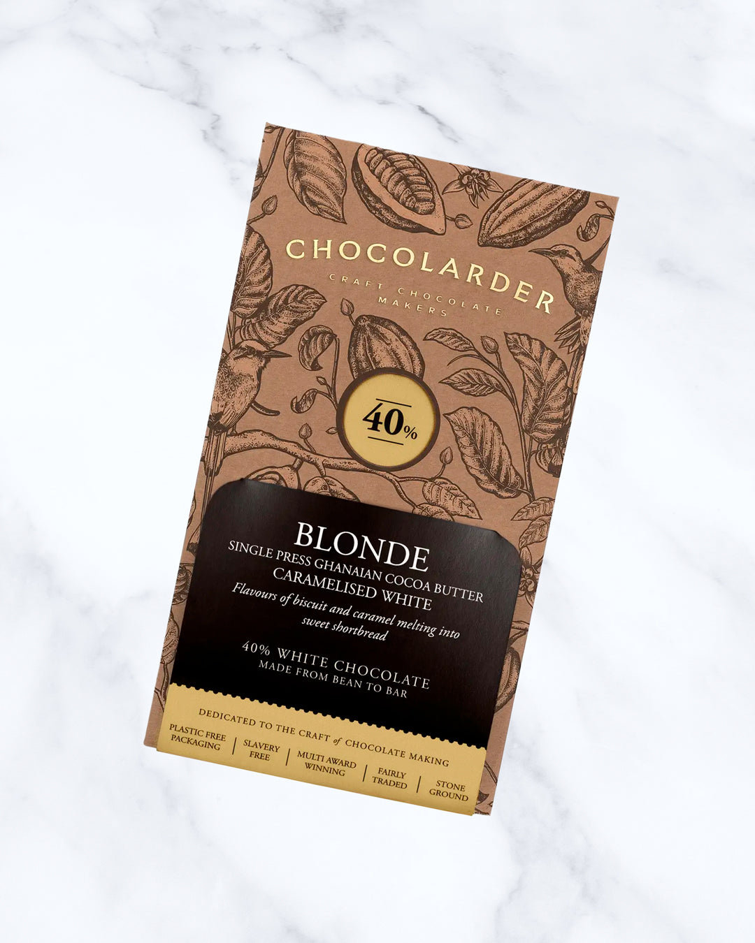 Blonde | 40% Caramelised White Chocolate Bar