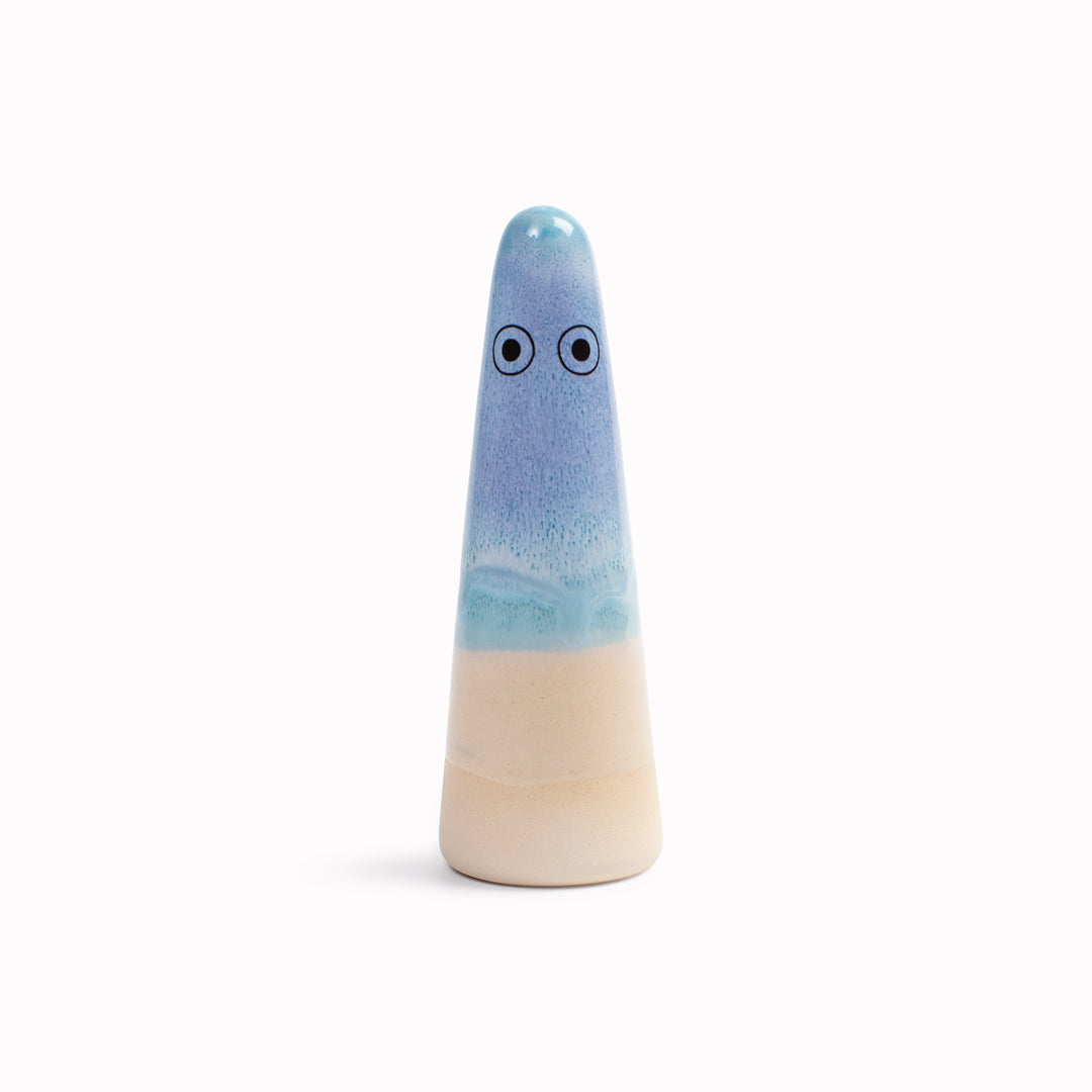 Ghost | Ceramic Figurine | Blue Hues