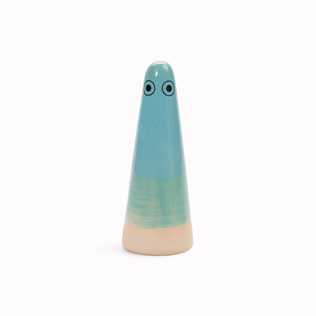 Ghost | Ceramic Figurine | Blue Hues