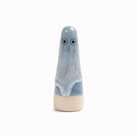 Meet the iconic hand glazed, ceramic Ghost - a personality laden decorative object from Studio Arhoj!