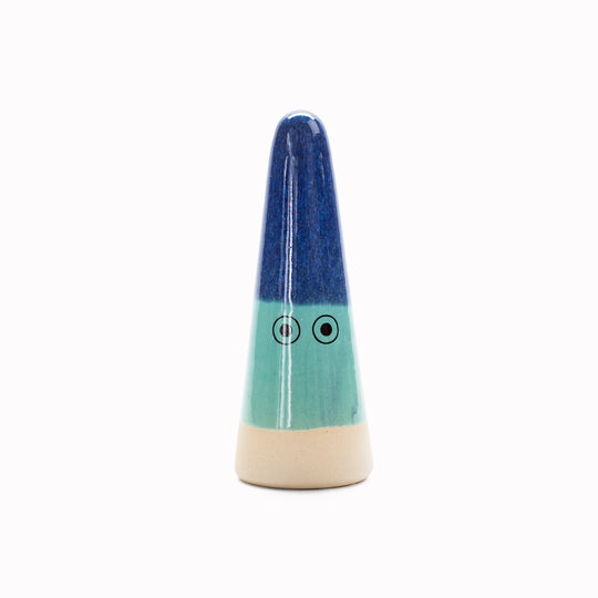 Ghost | Ceramic Figurine | Blue Hues