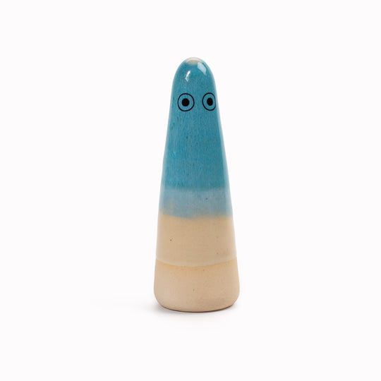Ghost | Ceramic Figurine | Blue Hues