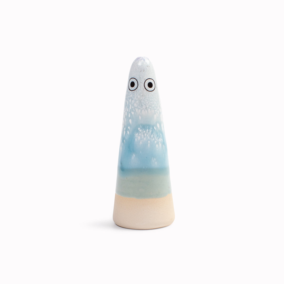 Ghost | Ceramic Figurine | Blue Hues