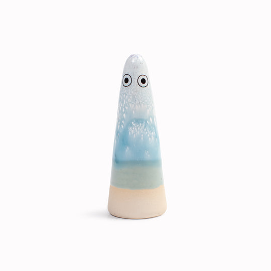 Ghost | Ceramic Figurine | Blue Hues