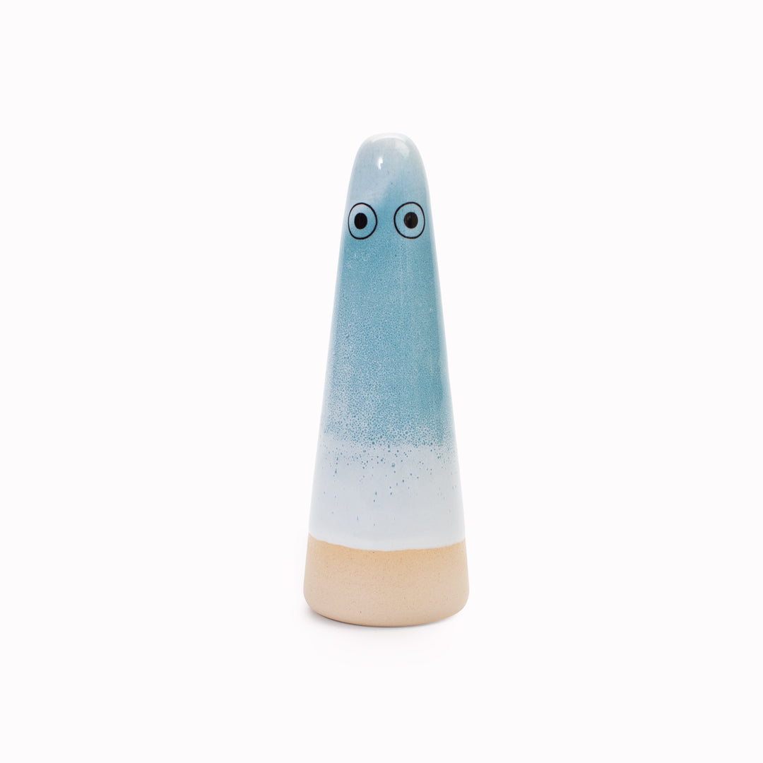 Ghost | Ceramic Figurine | Blue Hues