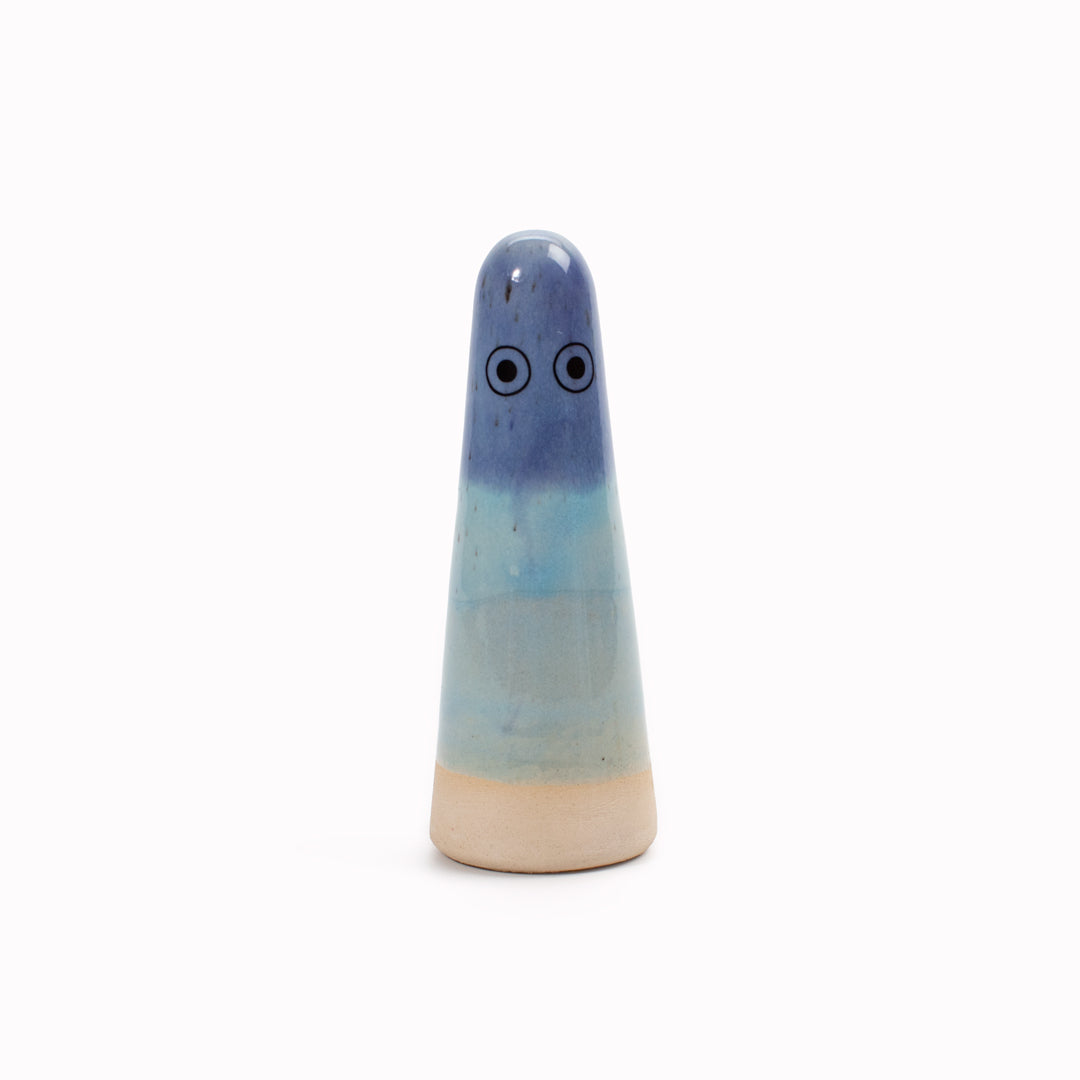 Ghost | Ceramic Figurine | Blue Hues