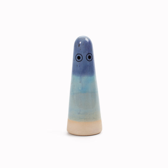 Ghost | Ceramic Figurine | Blue Hues