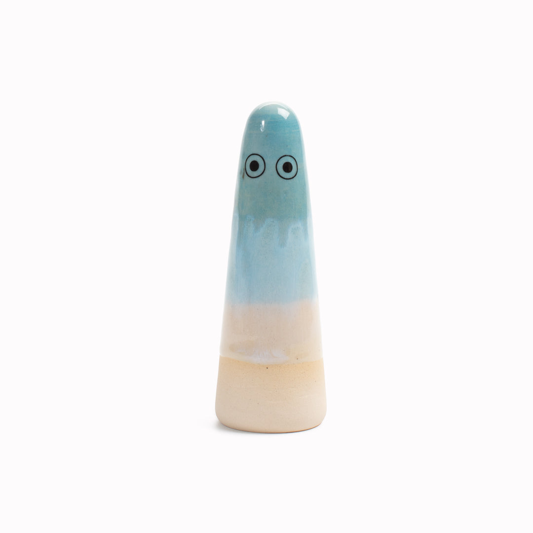 Meet the iconic hand glazed, ceramic Ghost - a personality laden decorative object from Studio Arhoj!