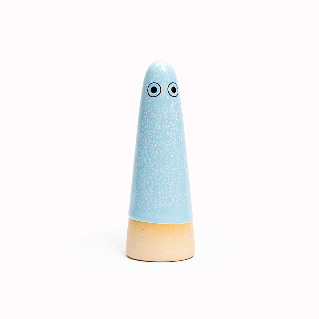 Meet the iconic hand glazed, ceramic Ghost - a personality laden decorative object from Studio Arhoj!