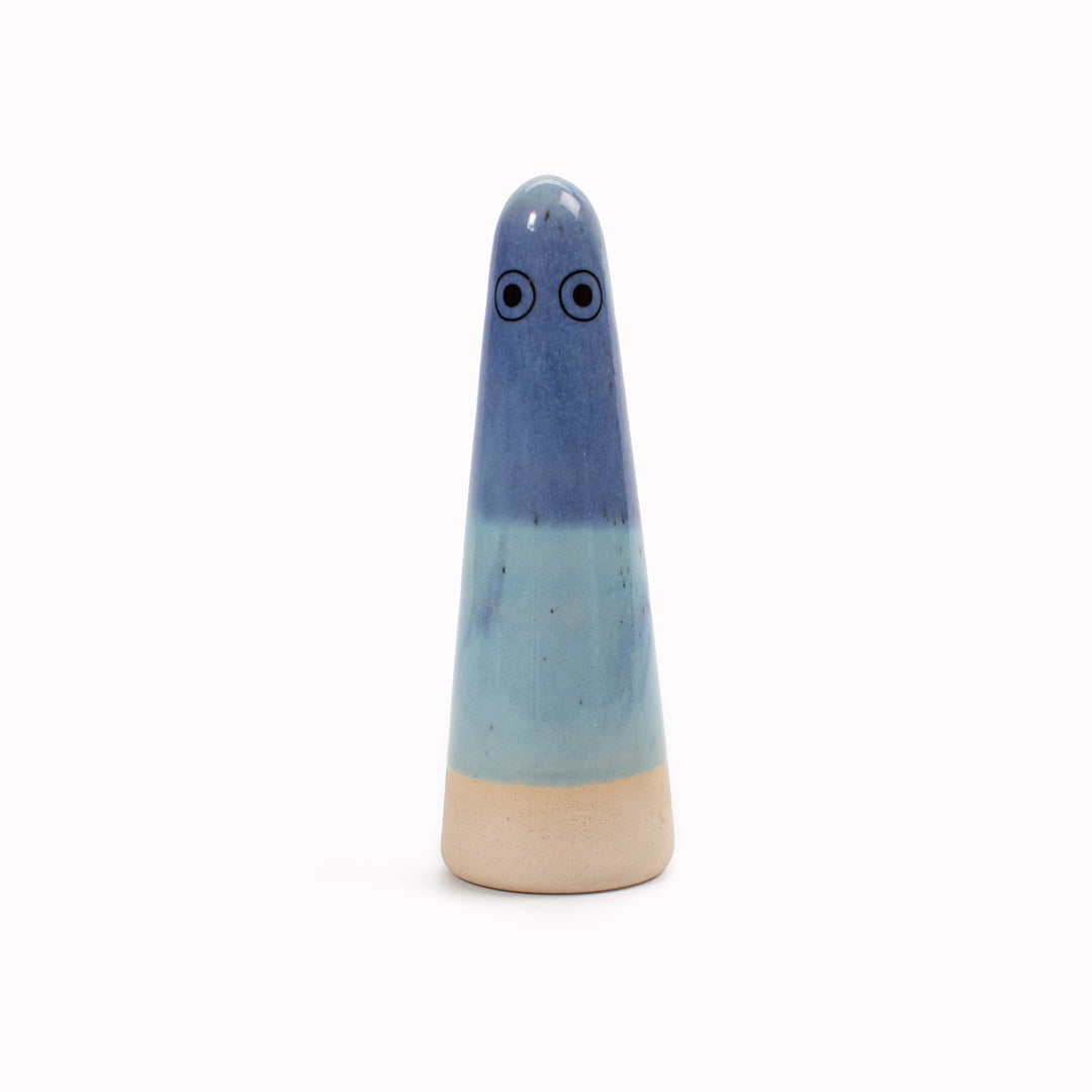 Ghost | Ceramic Figurine | Blue Hues