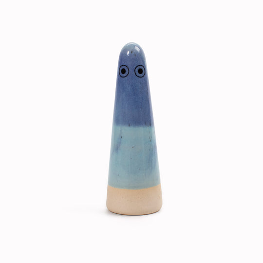 Ghost | Ceramic Figurine | Blue Hues