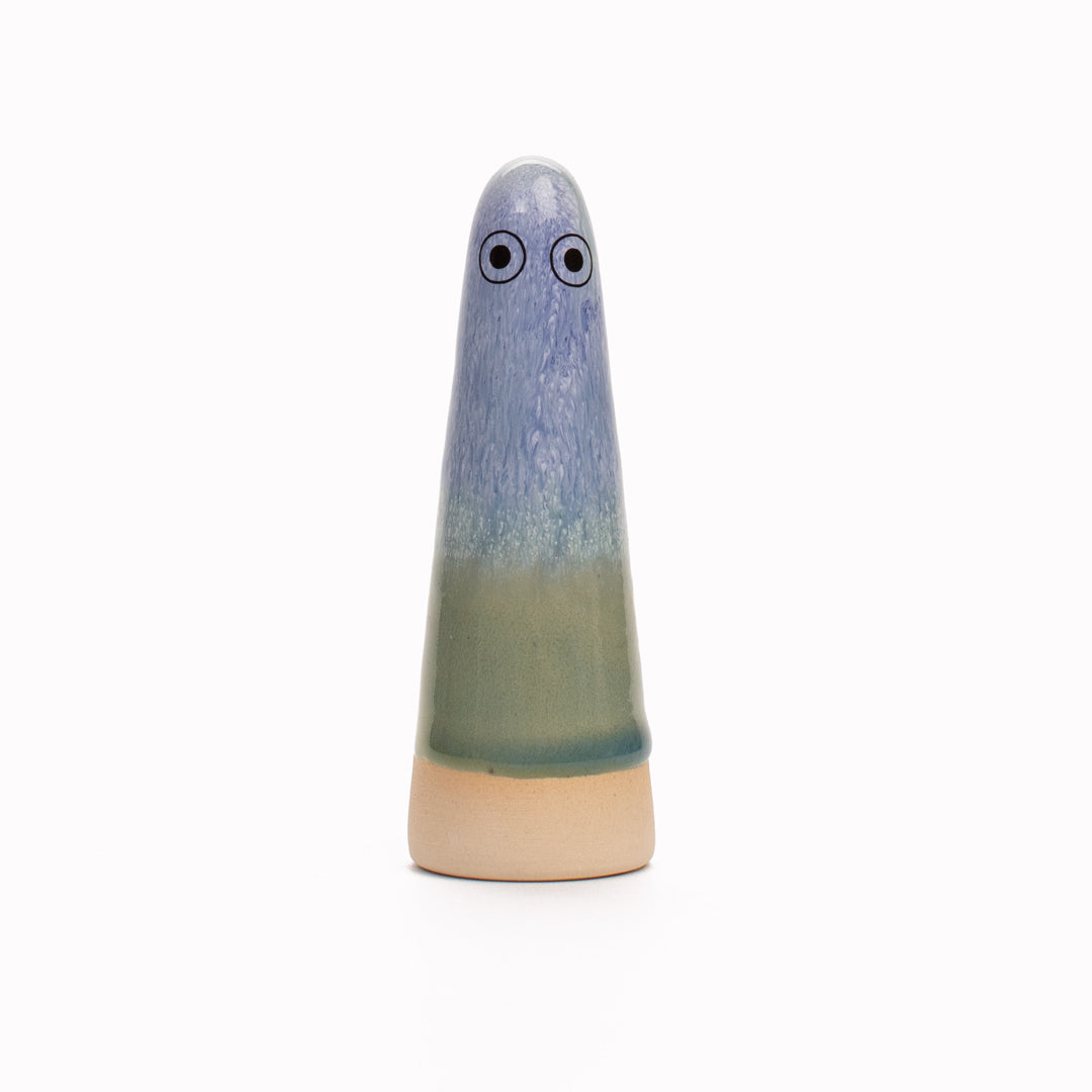 Ghost | Ceramic Figurine | Blue Hues