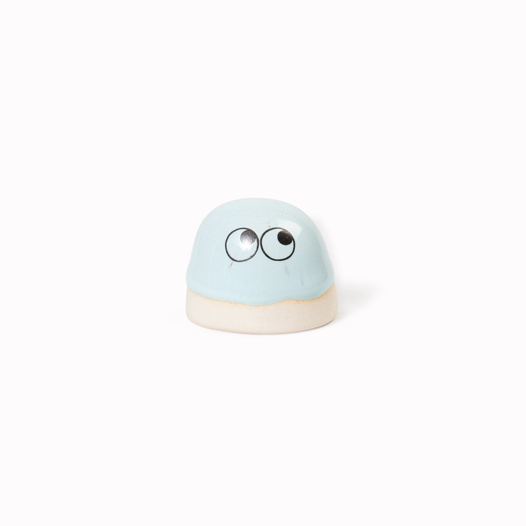 The smallest of the Arhoj decorative ornament figurine family, these tiny little cute dots still have all the personality of their larger siblings. Colourful and handmade in Copenhagen, they have all the Arhoj trademarks with their thick multi coloured glazes and Japanese ceramic influence.