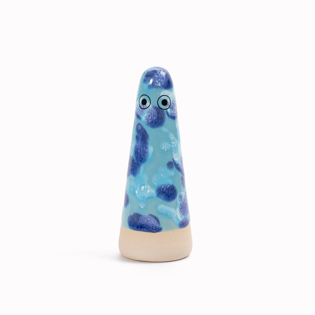Ghost | Ceramic Figurine | Blue Hues