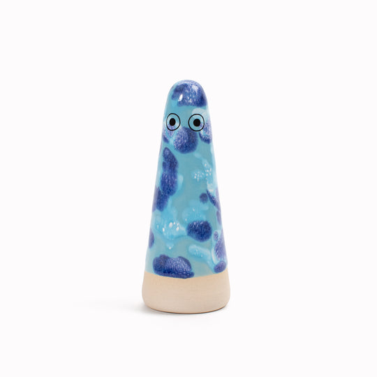 Ghost | Ceramic Figurine | Blue Hues