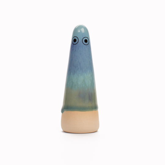 Ghost | Ceramic Figurine | Blue Hues