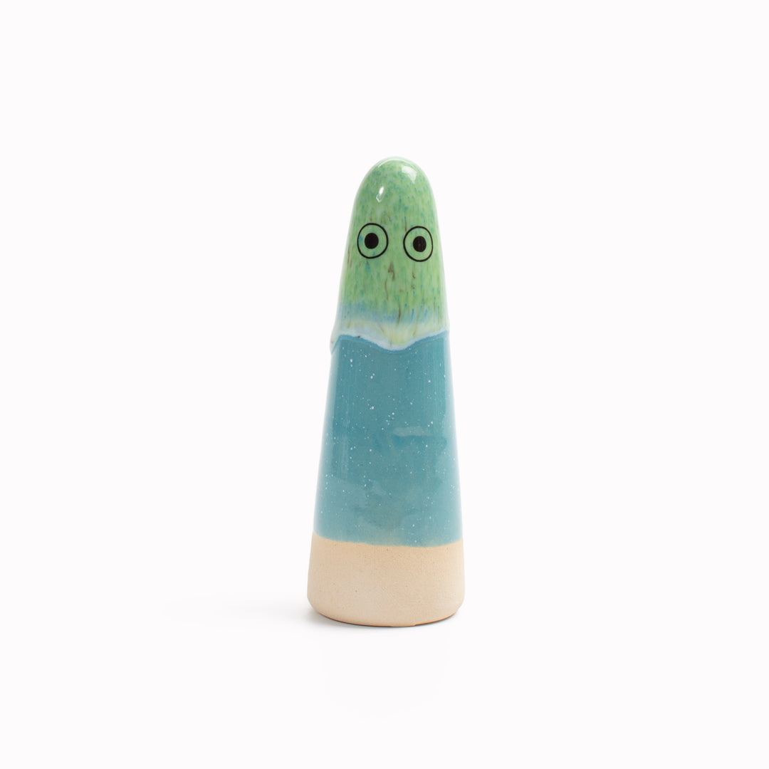 Meet the iconic hand glazed, ceramic Ghost - a personality laden decorative object from Studio Arhoj!
