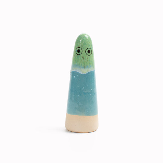 Meet the iconic hand glazed, ceramic Ghost - a personality laden decorative object from Studio Arhoj!