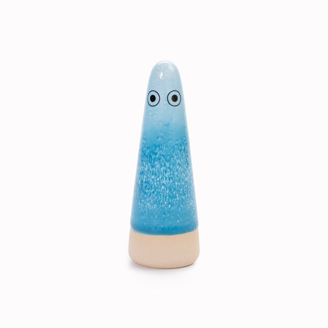 Ghost | Ceramic Figurine | Blue Hues