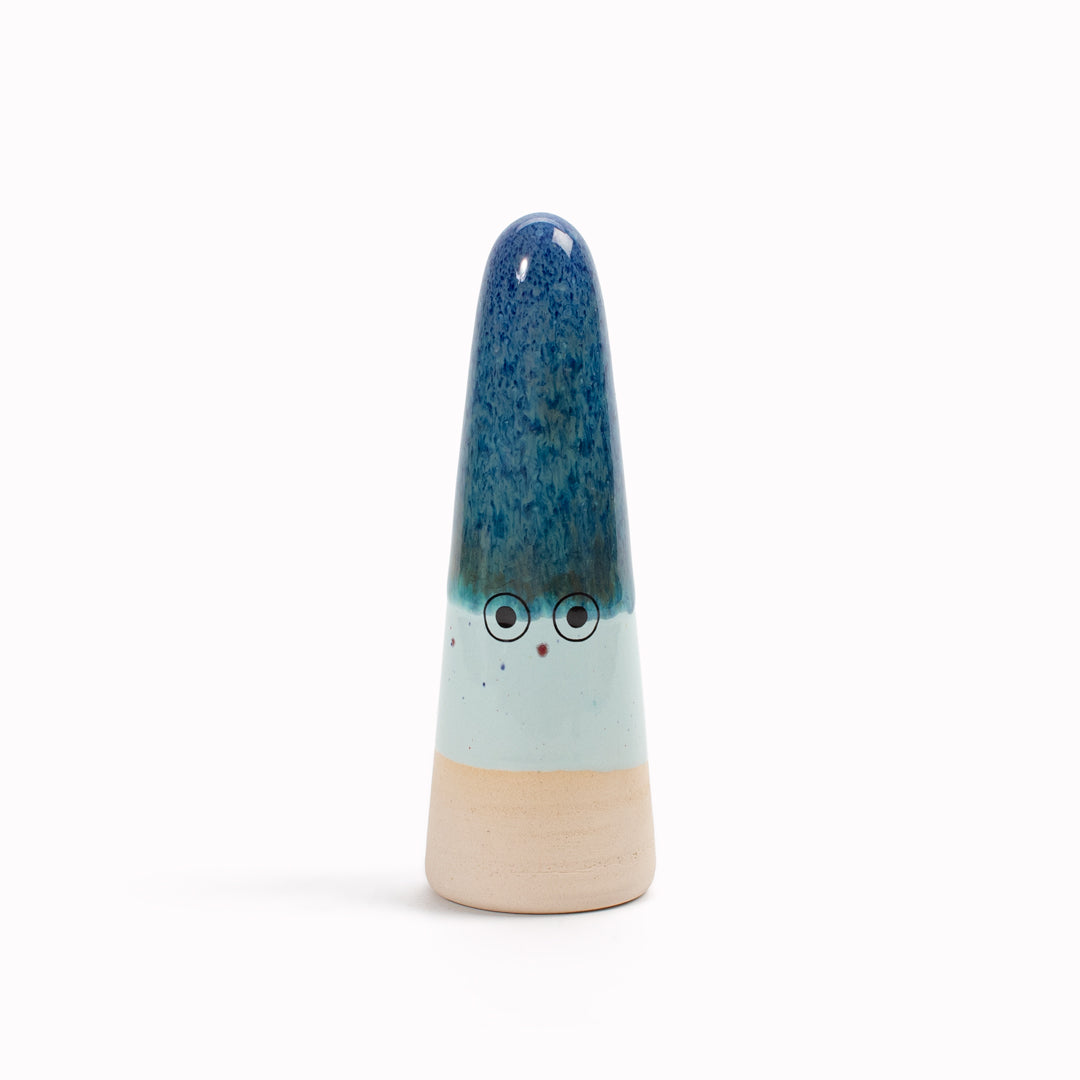 Ghost | Ceramic Figurine | Blue Hues
