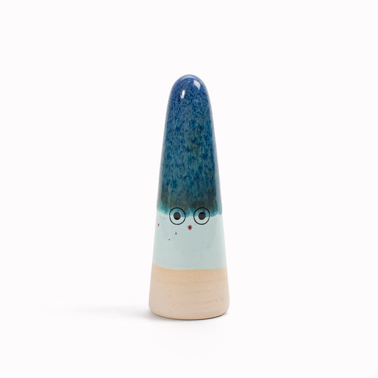 Ghost | Ceramic Figurine | Blue Hues