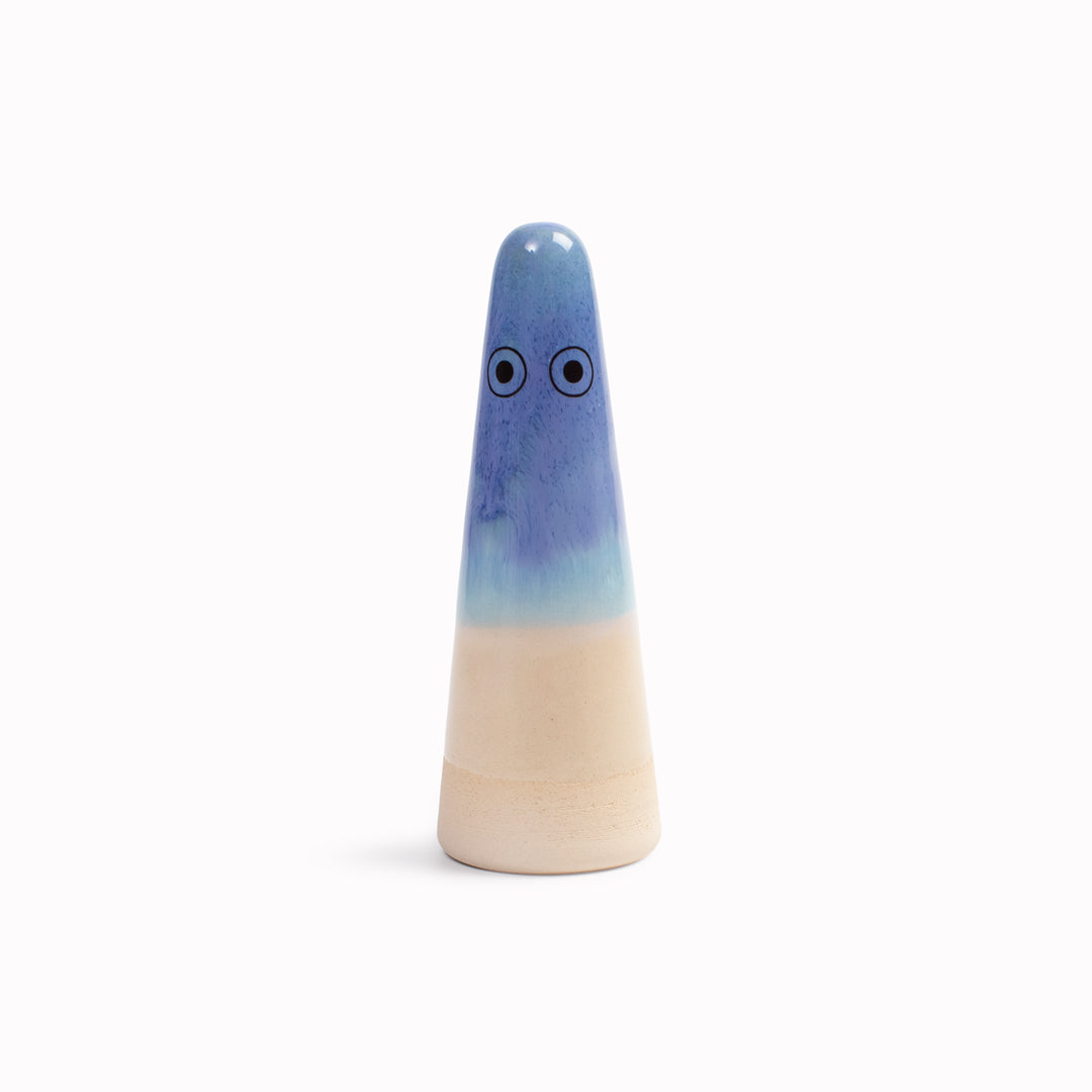 Ghost | Ceramic Figurine | Blue Hues
