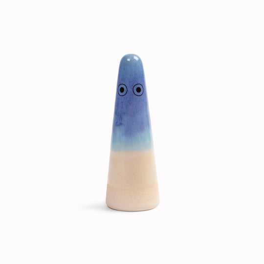 Ghost | Ceramic Figurine | Blue Hues