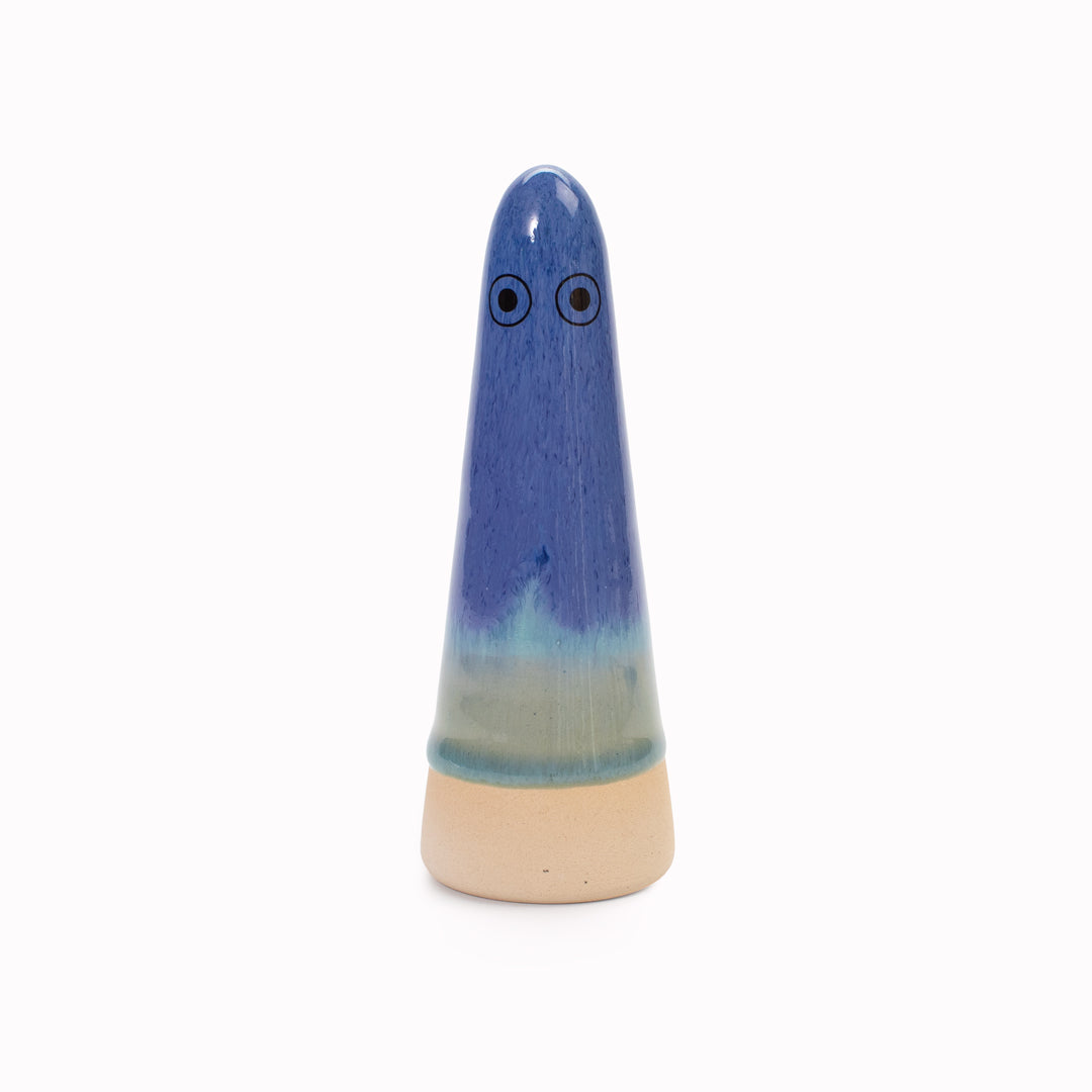 Ghost | Ceramic Figurine | Blue Hues