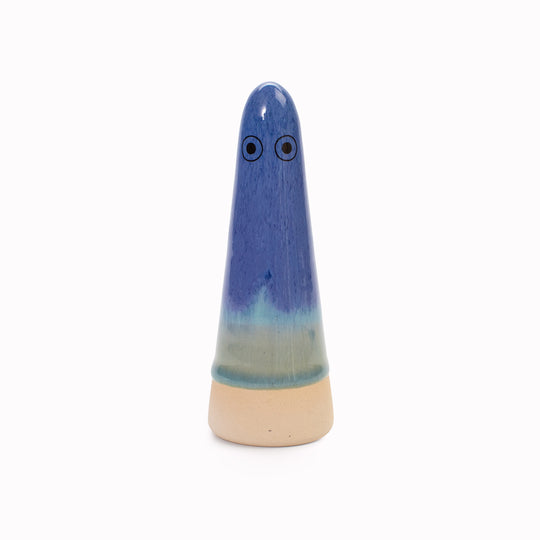 Ghost | Ceramic Figurine | Blue Hues