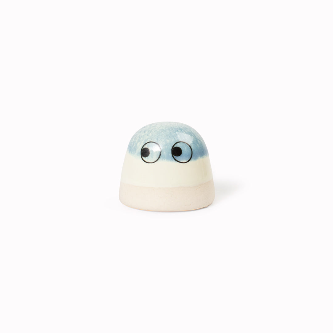 The smallest of the Arhoj decorative ornament figurine family, these tiny little cute dots still have all the personality of their larger siblings. Colourful and handmade in Copenhagen, they have all the Arhoj trademarks with their thick multi coloured glazes and Japanese ceramic influence.