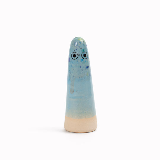 Ghost | Ceramic Figurine | Blue Hues