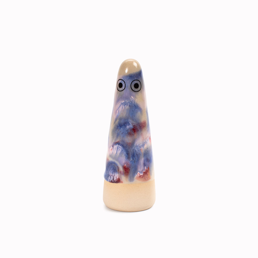 Ghost | Ceramic Figurine | Blue Hues