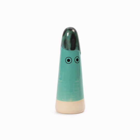 Ghost | Ceramic Figurine | Green Hues