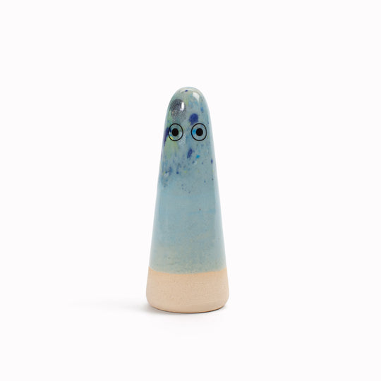 Ghost | Ceramic Figurine | Blue Hues