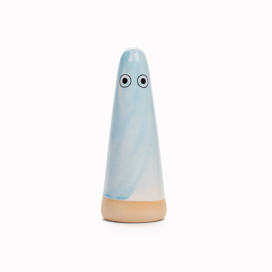 Ghost | Ceramic Figurine | Blue Hues