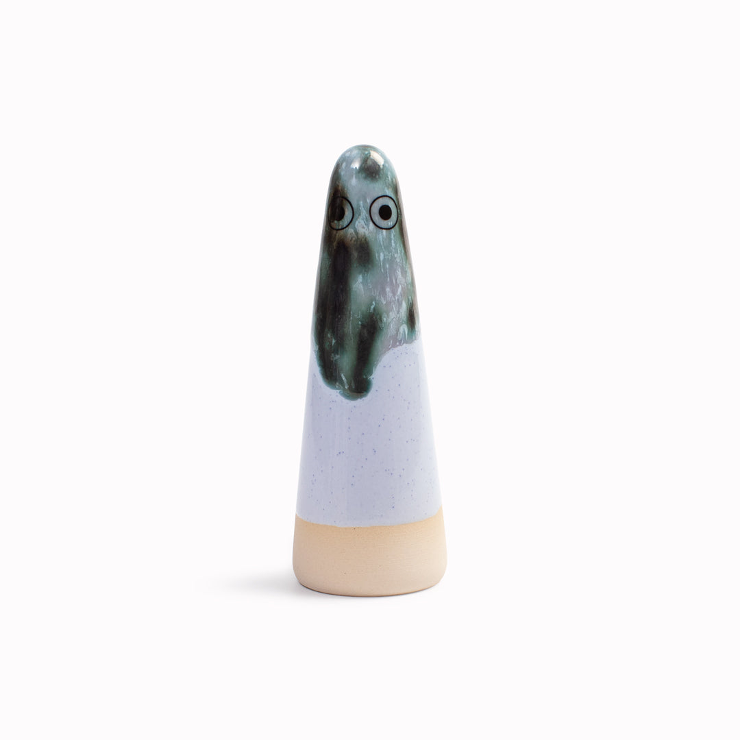 Ghost | Ceramic Figurine | Blue Hues