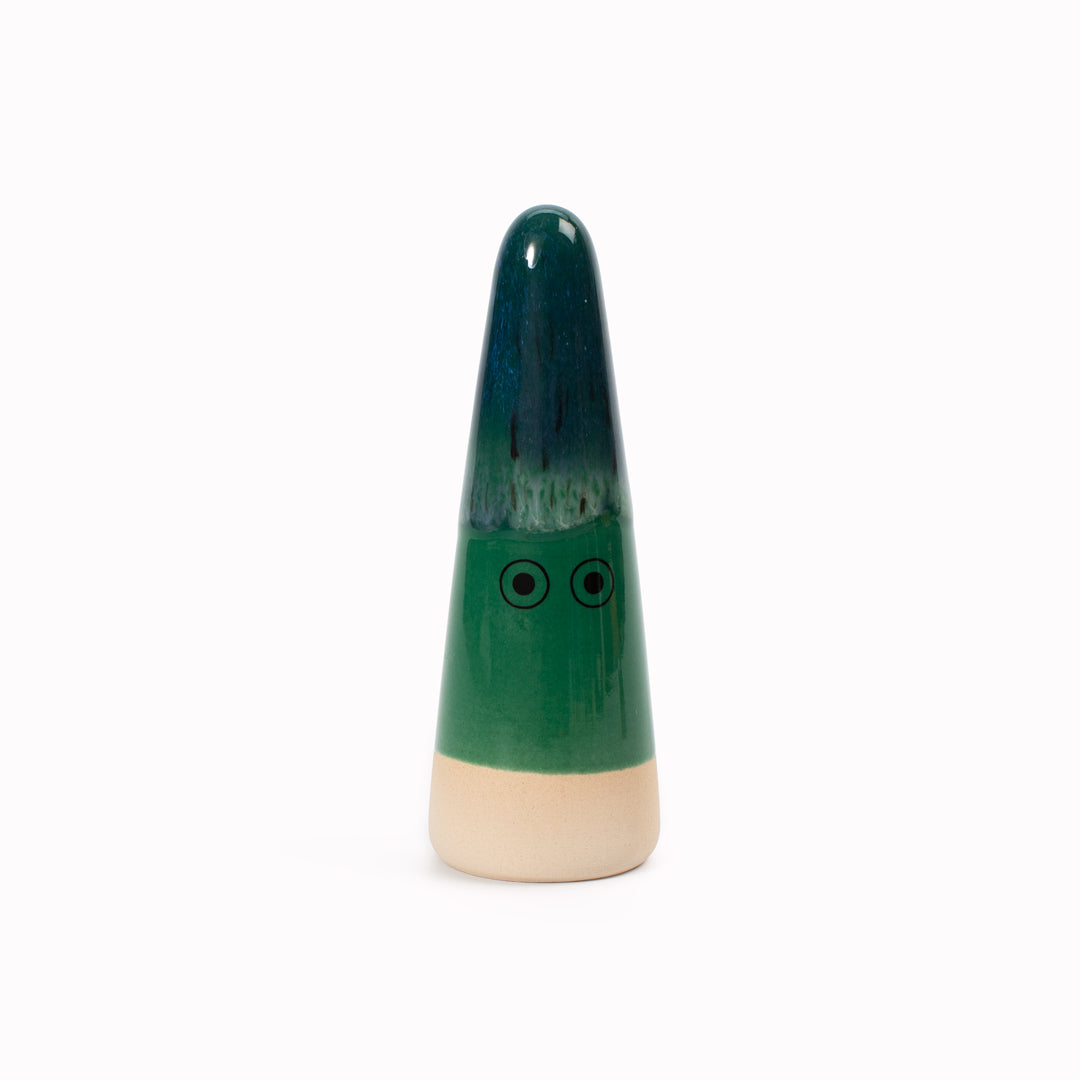 Ghost | Ceramic Figurine | Green Hues