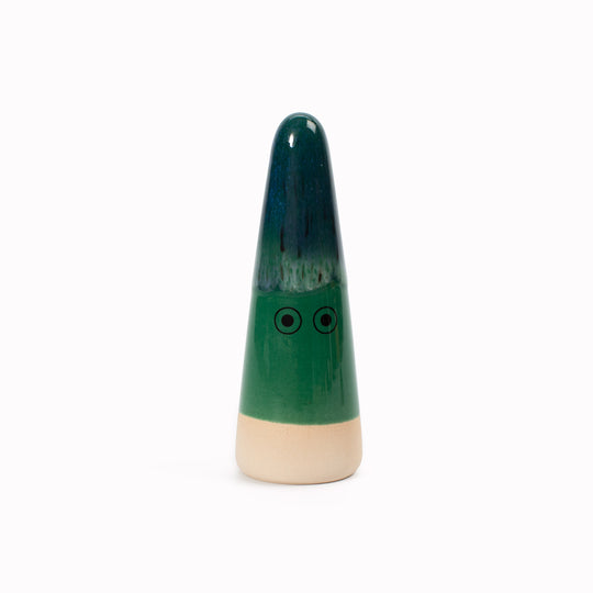 Ghost | Ceramic Figurine | Green Hues