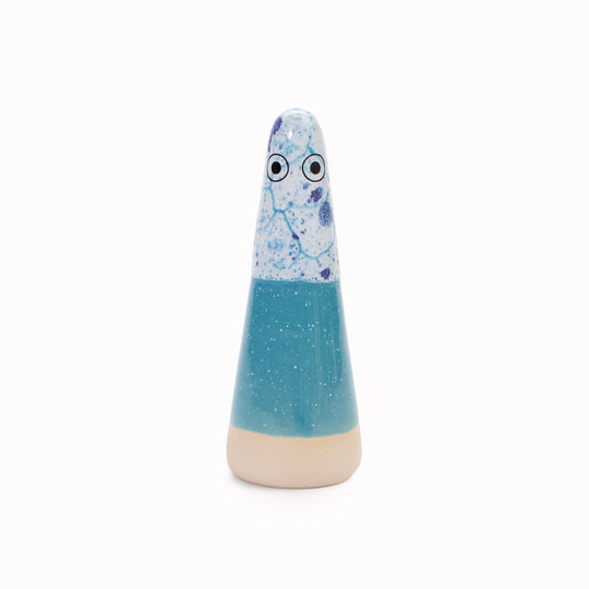 Ghost | Ceramic Figurine | Blue Hues
