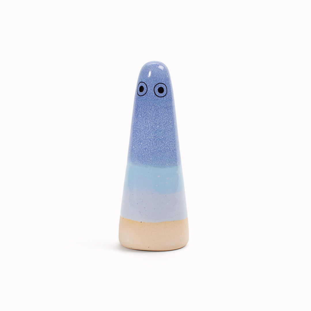 Ghost | Ceramic Figurine | Blue Hues