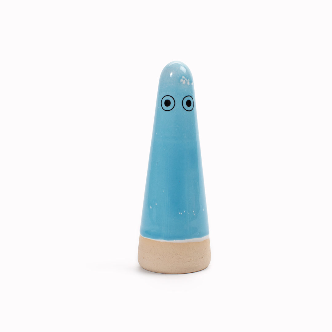 Ghost | Ceramic Figurine | Blue Hues