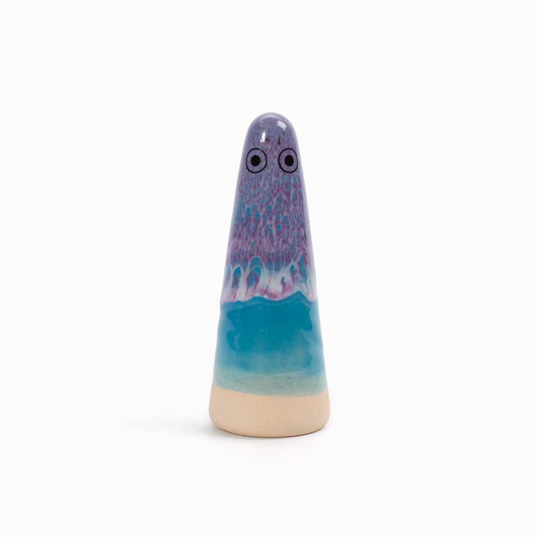 Ghost | Ceramic Figurine | Blue Hues